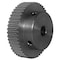 B&B Manufacturing 50-3P06M6A8, Timing Pulley, Aluminum, Clear Anodized,  50-3P06M6A8 - alternate 1